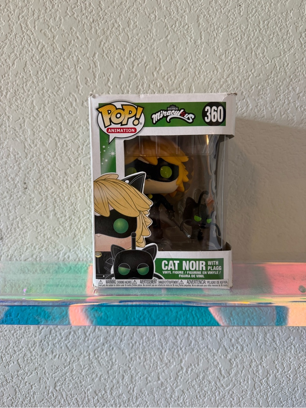 Funko Pop! Cat Noir Vinyl Figure - Black, Green, Blonde